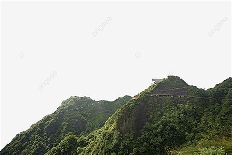 Peaking Hd Transparent Castle Peak Green Hills Scenery Green Water