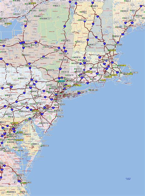 map of northeast usa 6