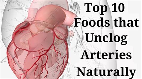 Top 10 Foods That Unclog Arteries Naturally Youtube