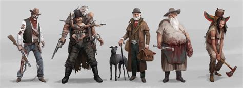 Wild West Character Design By Stefan Koidl