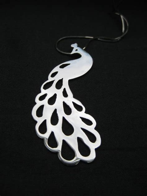 Exquisite Silver Peacockunique Peacock Necklaceunique Mother Of Bride T Unique Maid Of