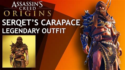 Assassin S Creed Origins Serqet S Carapace Legendary Outfit YouTube