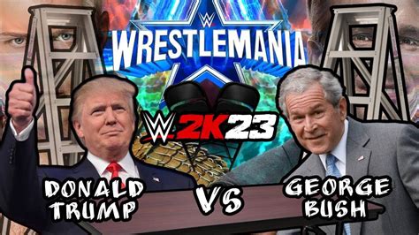 Donald Vs George The Us Presidents Play Wwe K Youtube