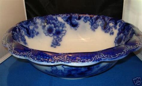 Ormonde Alfred Meakin Wash Bowl Basin Flow Blue Nr