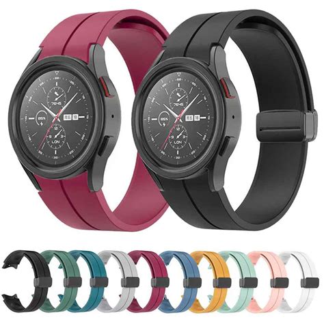 Pulseira De Silicone Para Relógio Samsung Galaxy 5 4 44mm 40mm Watch5