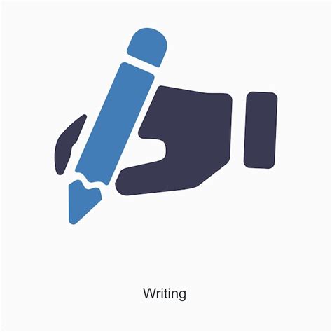 Premium Vector Writing And Write Icon Concept