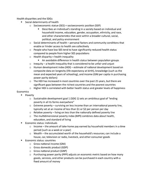 Ch 3 Socioeconomic Determinants Of Health Health Disparities And