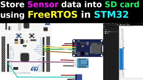 Store Data Into Sd Card Freertos Stm32 Adc Dht Youtube