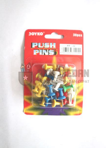 Harga Push Pins / Paku Mading Joyko di Medan - ATK Medan