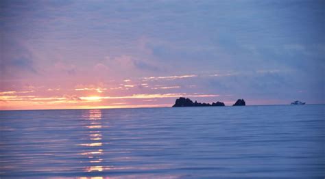 Devils Crown Floreana In The Galapagos Islands Landscape View To The