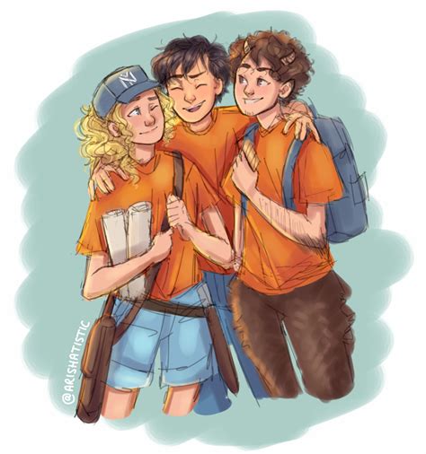 Trio By Arishatistic Percy Jackson Percy Jackson Drawings Percy