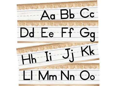 Schoolgirl Style Simply Stylish Boho Rainbow Alphabet Line