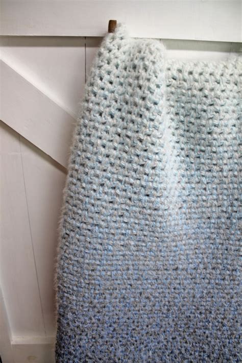 Cozy Bradley Moss Stitch Crochet Pattern Easy Baby Blanket A More