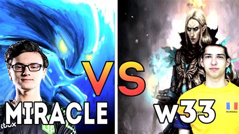 Miracle Vs W Dota Epic Game Morphling Vs Invoker Youtube