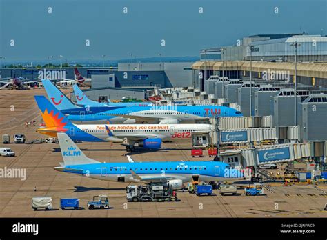 Terminal 2 At Manchester Airport With New Extension Ringway Greater