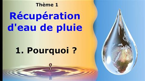 Pourquoi R Cup Rer Et Valoriser L Eau De Pluie Youtube