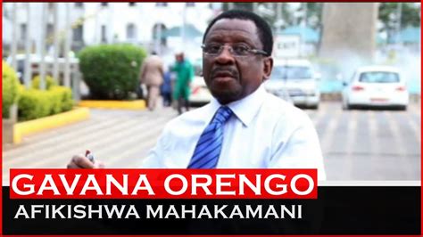 Gavana Wa Siaja James Orengo Afikishwa Mahakamani News54 YouTube