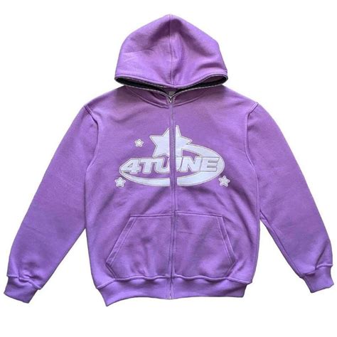 Y2k Zip up 4tune Hoodie Y2k Clothing Streetwear Full Zip - Etsy