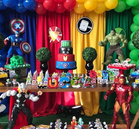 Decora O De Festa Vingadores Agite O Anivers Rio Do Seu Super Her I