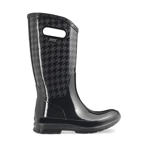 Berkley Houndstooth Womens Lightweight Rain Boots 72044