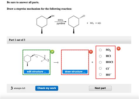 Solved Be Sure To Answer All Parts Draw A Stepwise Mec