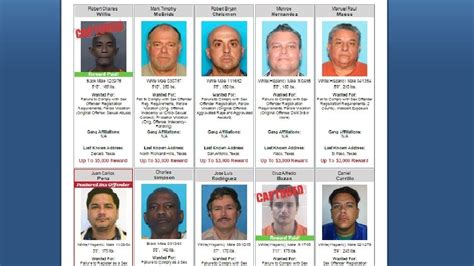 Dps Top Ten Sex Offender List Woai