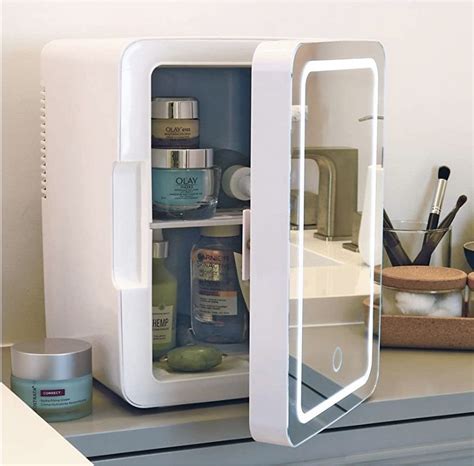 Cosmetic Fridge with LED Mirror