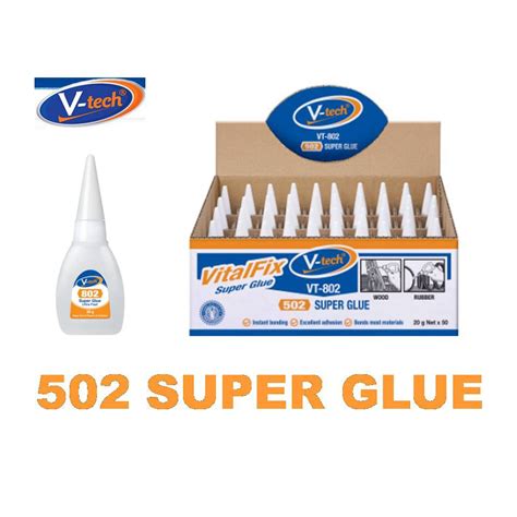 V Tech Vtech Super Glue 502 Elephant Glue Gum Gajah 3 Saat Gum 3