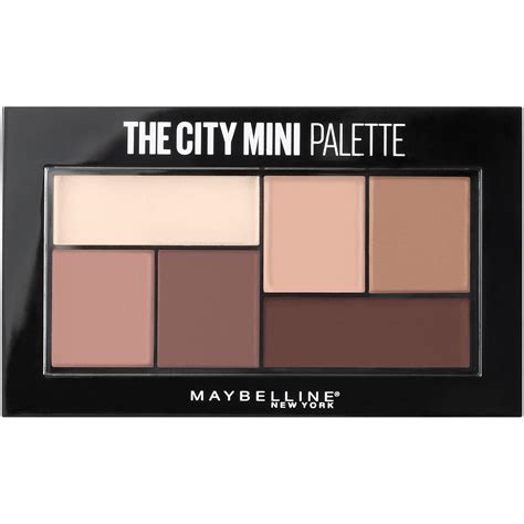 Maybelline The City Mini Eyeshadow Palette, Matte About Town - Walmart.com