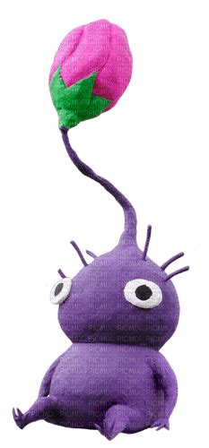 Purple Clay Pikmin Pikmin Purple Cute Free PNG PicMix