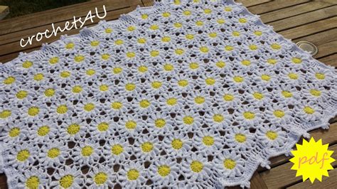 crochet pattern flower afghan crochet blanket pattern baby