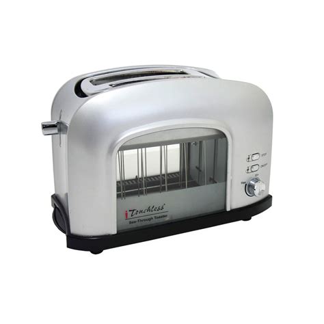 Silver See Through Toaster Itouchless Housewares And Products Inc