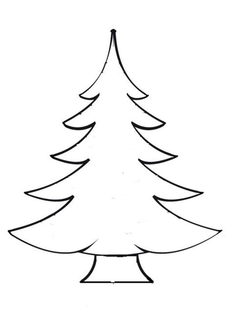 Dessin de sapin de Noël à imprimer