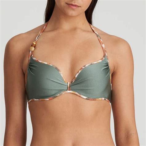 Bikini Verde Con Relleno Unas Con Descuento Bikini Con Relleno