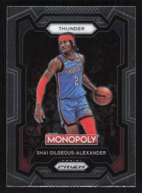 Panini Prizm Monopoly Shai Gilgeous Alexander Oklahoma City