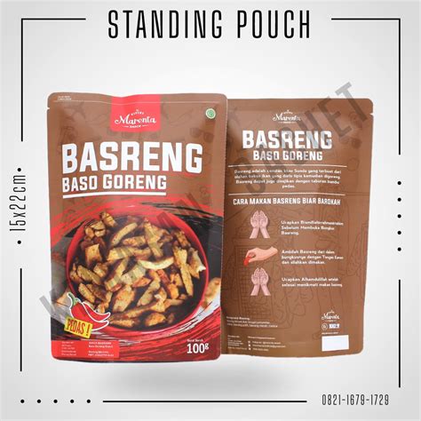 Jual Cetak Kemasan Standing Pouch Full Print Ukuran X Shopee