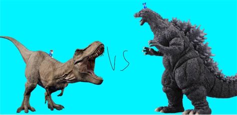 t rex vs godzilla by ivant07 on DeviantArt