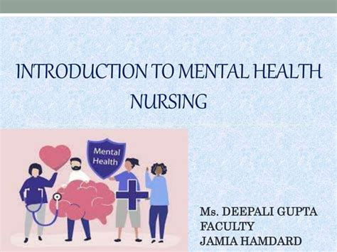 Introduction To Mental Health Nursing Ppt