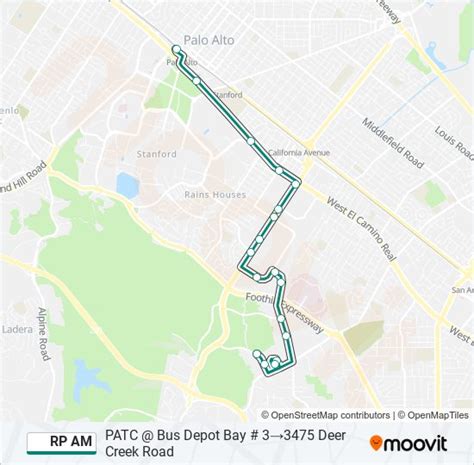 Rp Am Route Schedules Stops Maps Patc Bus Depot Bay