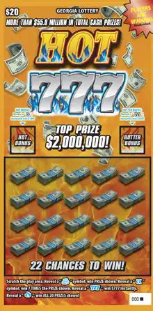 GA Scratcher HOT LottoEdge
