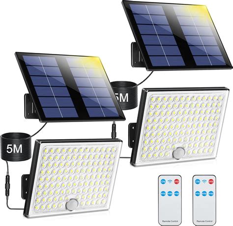 Faretto Led Da Esterno Solare Con Sensore Di Movimento Luce Solare Led