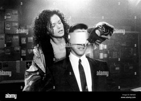 Johnny Mnemonic From Left Dina Meyer Keanu Reeves 1995 ©tristar