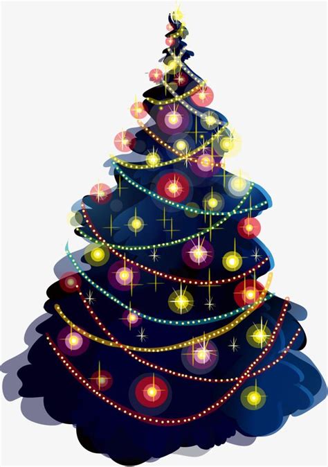 Festive Christmas Tree Clipart