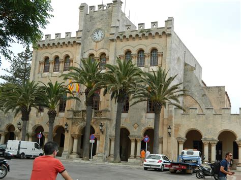 Plaça Des Born Ajuntament Ciutadella Menorca Menorca Spain