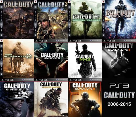 Cod 11 Games Released In 9 Years Ive Been Compiling Clean Cover Art For Ps3 Games And Wanted