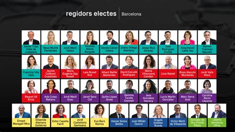 Els Regidors De L Ajuntament De Barcelona Llista I Fotos