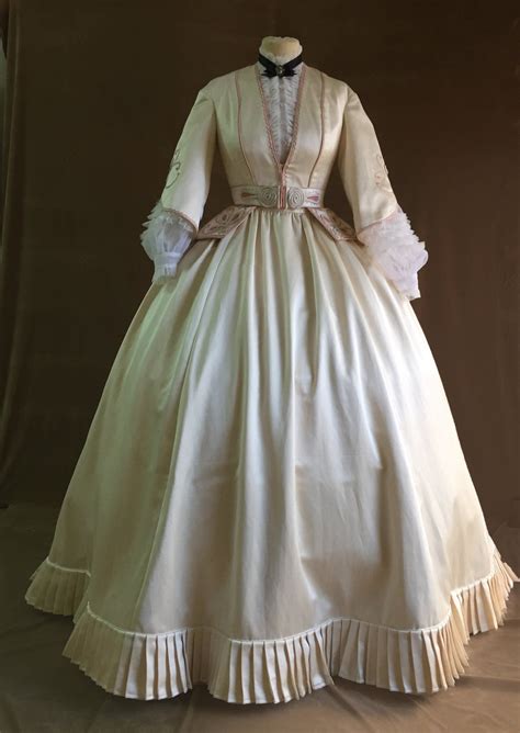 1860s Victorian Day Dress Etsy Old Fashion Dresses 1860s Dresses