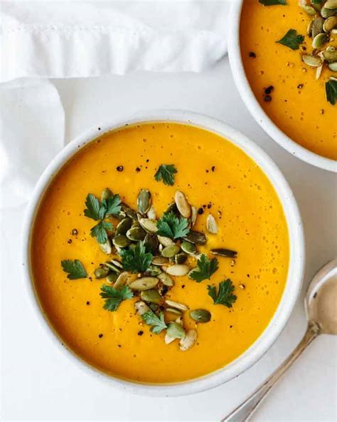 Butternut Squash Soup With Ginger Maple Fielding Estate Winery