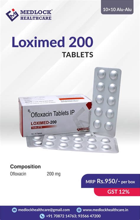 Ofloxacin 200mg Tablet Manufacturer Supplier Franchise