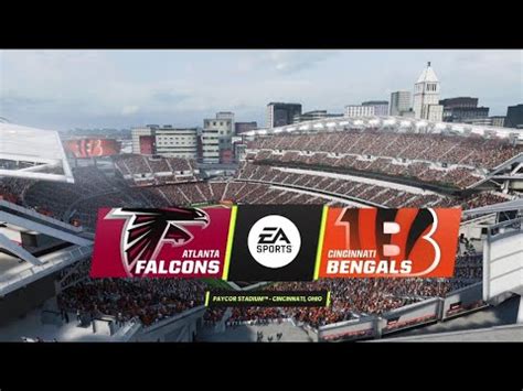 Falcons Vs Bengals Simulation Madden Rosters Youtube